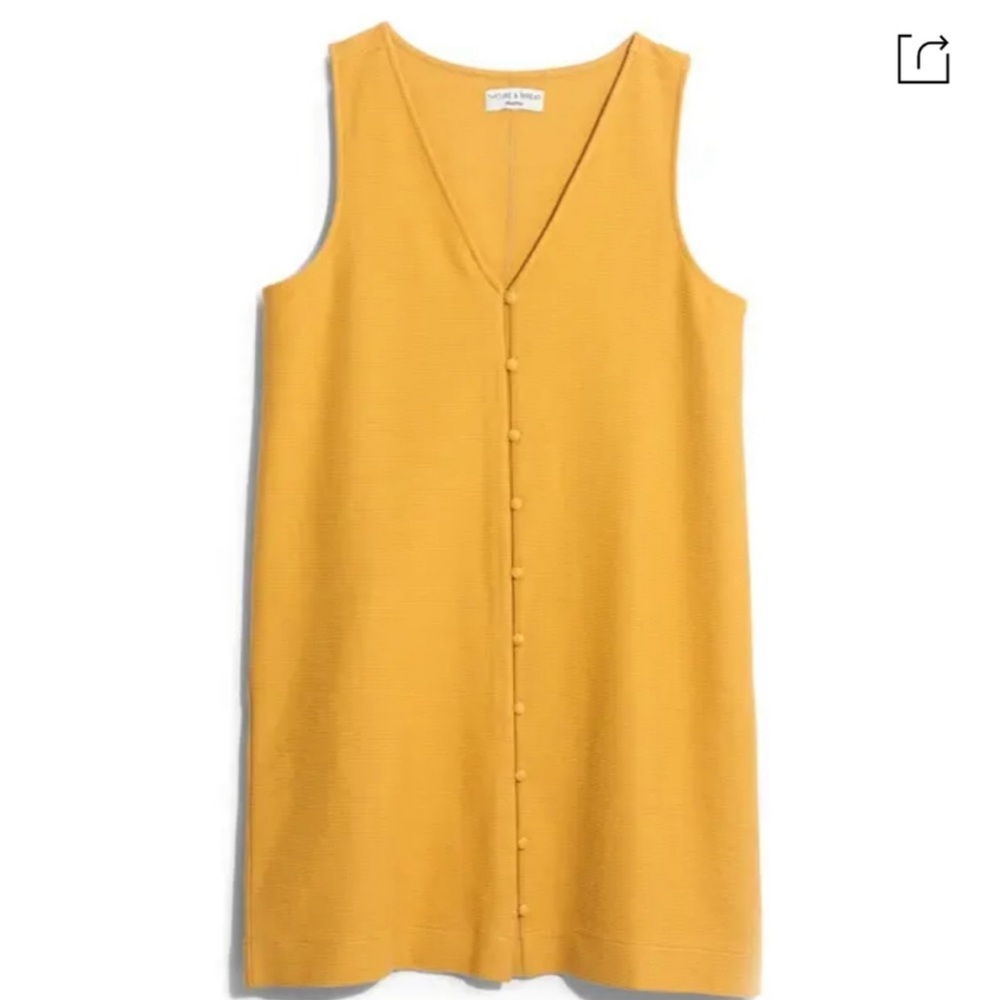 Texture & Thread Madewell Button Front Tank Dress - image 3
